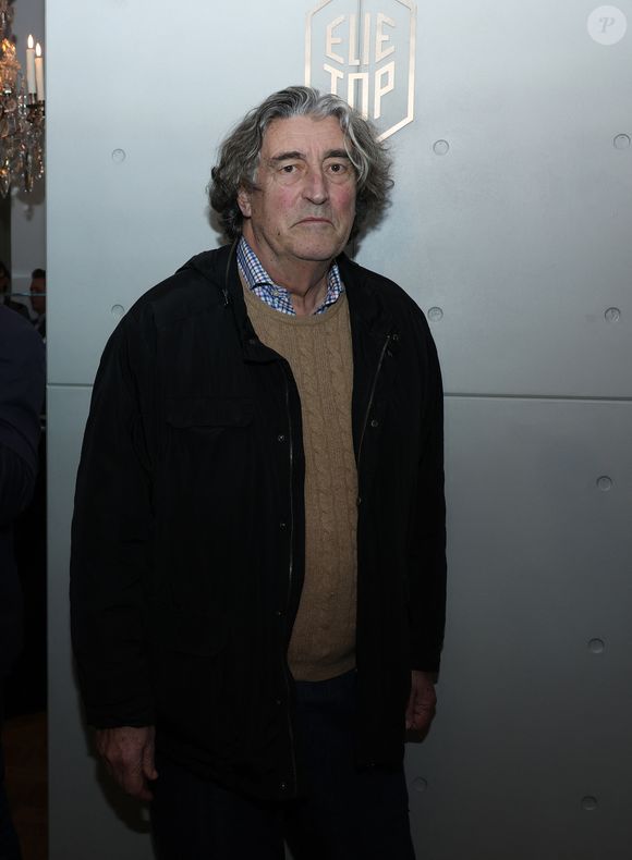Exclusif - Didier Ludot - Vernissage de l'exposition "Liaisons dangereuses & Métamorphoses" du créateur Elie Top à l'occasion de ses 10 ans de création chez Christie's à Paris le 27 janvier 2025. © Denis Guignebourg/BestImage