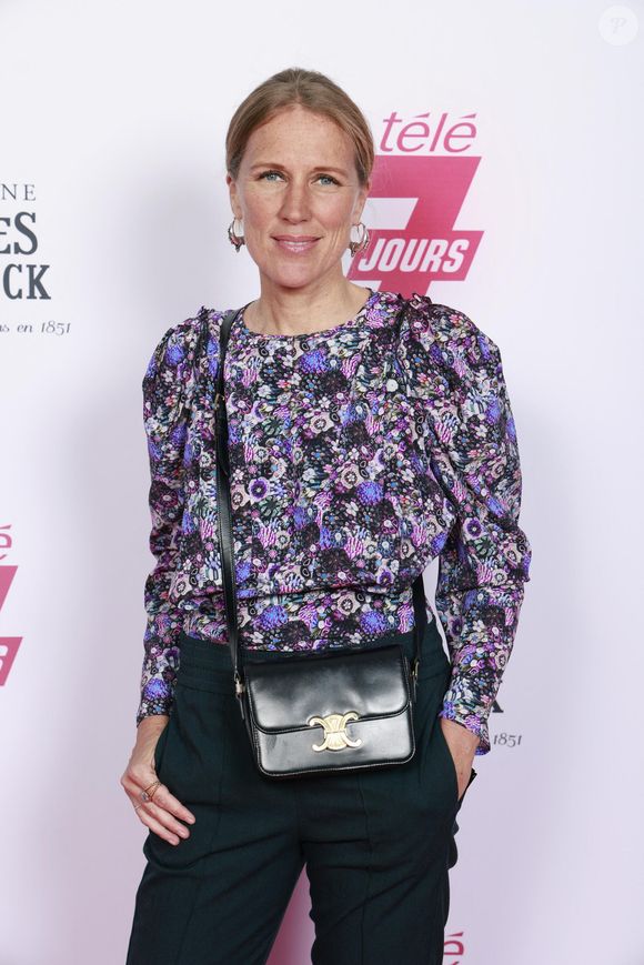 Agathe Lecaron lors de la soirée "Télé 7 Jours Summer Party" au restaurant "Monsieur Bleu" à Paris le 14 juin 2022.

© Christophe Aubert via Bestimage