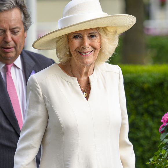 July 26, 2025: Royals attending King George Day at Ascot Racecourse..Featuring: Queen Camilla (Camilla Parker Bowles, reine consort d'Angleterre).Where: Ascot, United Kingdom.When: 26 Jul 2025.Credit: Cover Images (Credit Image: © Cover Images via ZUMA Press / Bestimage)