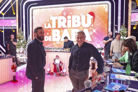Exclusif - Cyril Hanouna, Lionel Stan sur le plateau de l'émission "Touche pas à mon poste" (TPMP) diffusée en direct sur C8 le 17 décembre 2024.

© Jack Tribeca / Bestimage