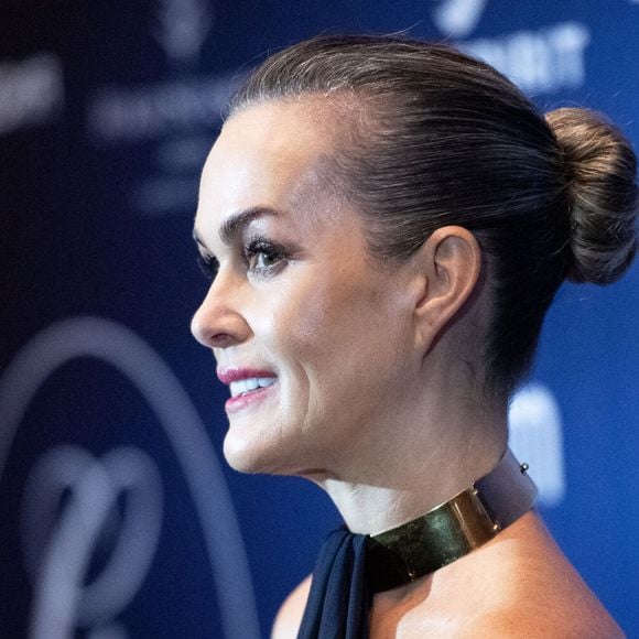 Laeticia Hallyday participe au Global Gift Gala à l'hôtel Georges V à Paris, France, le 05 octobre 2024. Photo par Aurore Marechal/ABACAPRESS.COM