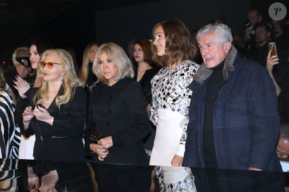 Sylvie Vartan, Brigitte Macron et Claude Lelouch - Célébrités au Défilé de Mode Stéphane Rolland, Collection Haute Couture Printemps / Été 2025, dans le cadre de la Fashion Week de Paris, France, le 27 Janvier 2025. 

© Bertrand Rindoff / Bestimage