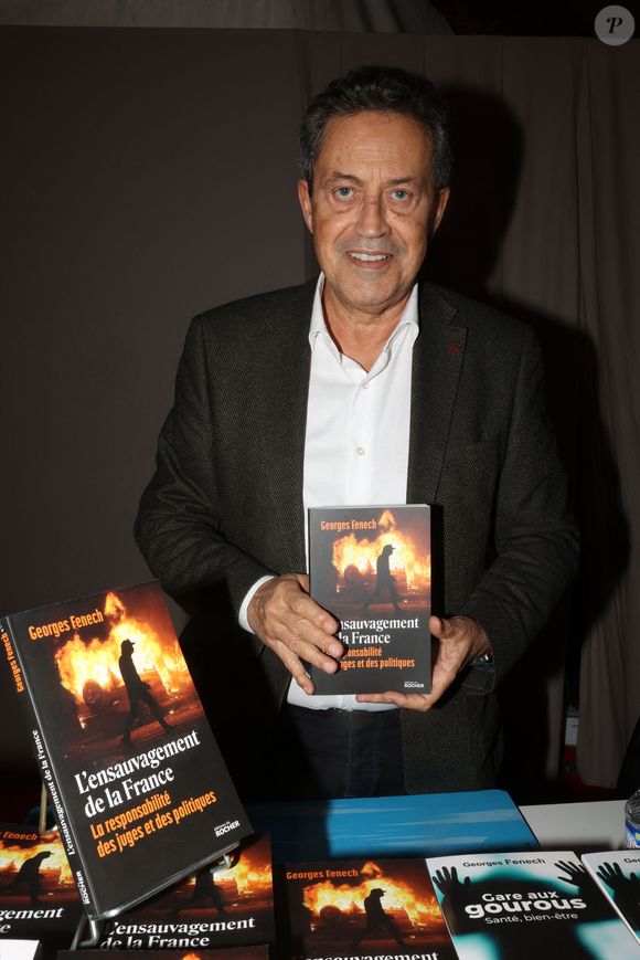 Georges Fenech lors de la 41ème Foire du Livre de Brive dans La Halle Brassens, à Brive-la-Gaillarde, France, le 10 novembre 2023.

© Jean-Marc Lhomer/Bestimage