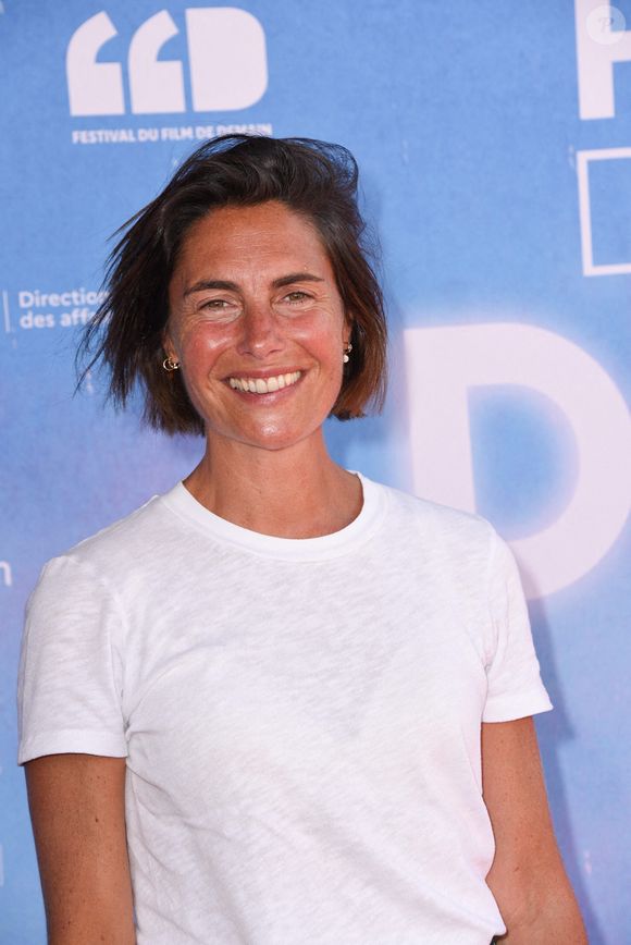 Alessandra Sublet lors du 1er Festival du film de demain, qui s'est tenu à Vierzon, France, le 03 juin 2022. Photo par Mireille Ampilhac/ABACAPRESS.COM