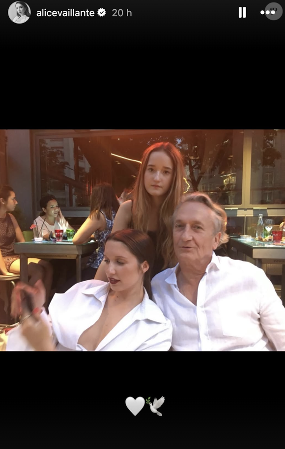 Capture d'écran de la story Instagram d'Alice Vaillant.