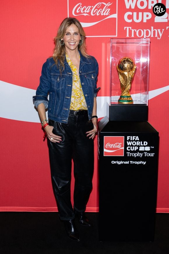 Ophélie Meunier - Trophée de la Coupe du Monde de la FIFA à l'Adidas Home of Sport sur les Champs-Elysées à Paris le 10 février 2026.  © Cyril Moreau/Bestimage