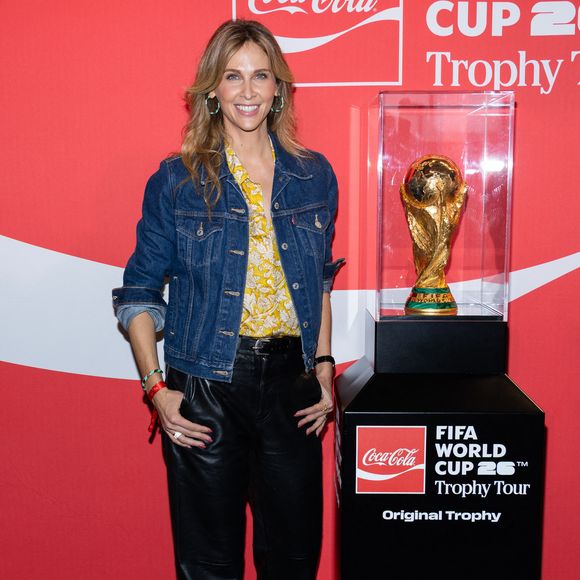 Ophélie Meunier - Trophée de la Coupe du Monde de la FIFA à l'Adidas Home of Sport sur les Champs-Elysées à Paris le 10 février 2026.  © Cyril Moreau/Bestimage