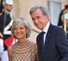 LVMH, dirigé par Bernard Arnault, a acheté l’hôtel Isle de France situé sur la baie des Flamands à Saint-Barthélemy il y a environ 13 ans

Bernard Arnault et sa femme Hélène arrivant au palais de l’Elysée pour un dîner d’état en l’honneur de la visite du roi de Thaïlande et de sa femme à Paris.

© Christian Liewig / Bestimage