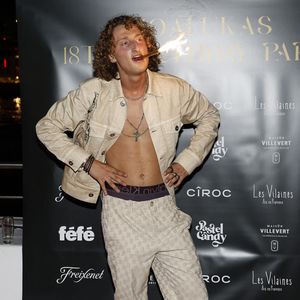 Exclusif - Joalukas Noah lors de sa soirée d'anniversaire, pour ses 18 ans à Paris. © Cyril Moreau / Bestimage