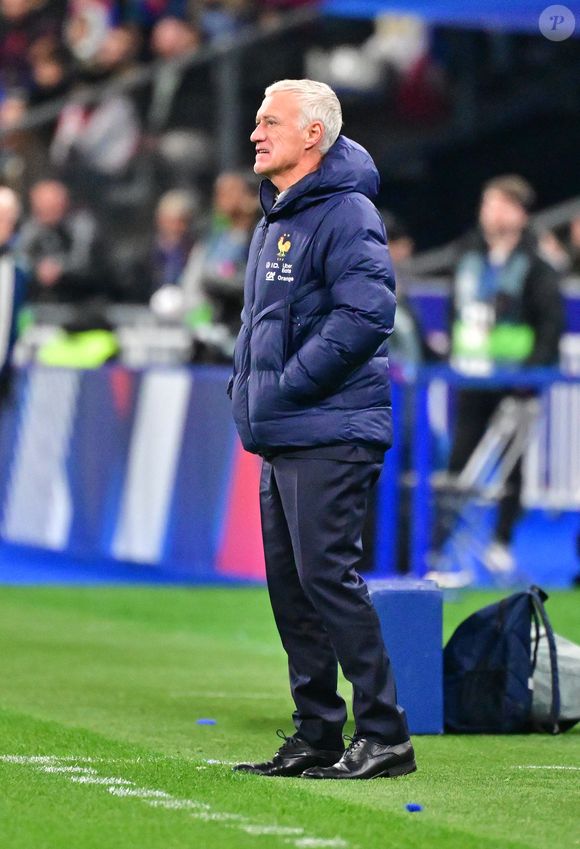 Didier Deschamps - Quart de finale de la Ligue des Nations de l'UEFA 2025 "France - Croatie (2-0 / tab 5-4)" au Stade de France à Saint-Denis, le 23 mars 2025.
© Christian Liewig/Bestimage