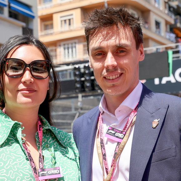 Louis Ducruet et sa femme Marie lors du Grand Prix de Formule 1 (F1) de Monaco, le 25 mai 2025. © Claudia Albuquerque/Bestimage
