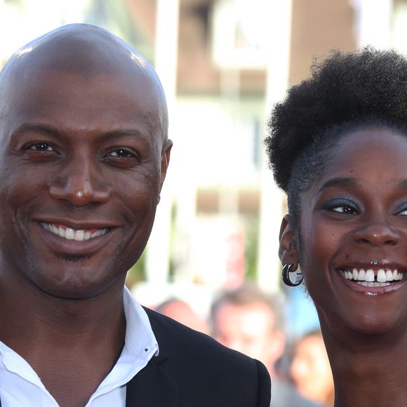 Harry Roselmack et son ex-femme Chrislaine avant la projection du film "Free state of Jones" lors du 42e Festival du cinéma Américain de Deauville à Deauville, le 3 septembre 2016. © Denis Guignebourg/BestImage