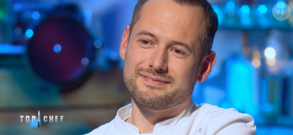 Il s'agit de David Gallienne, qui a gagné la saison 11 en 2020.

David Gallienne - Demi-finale de "Top Chef 2020", le 10 juin 2020 sur M6.