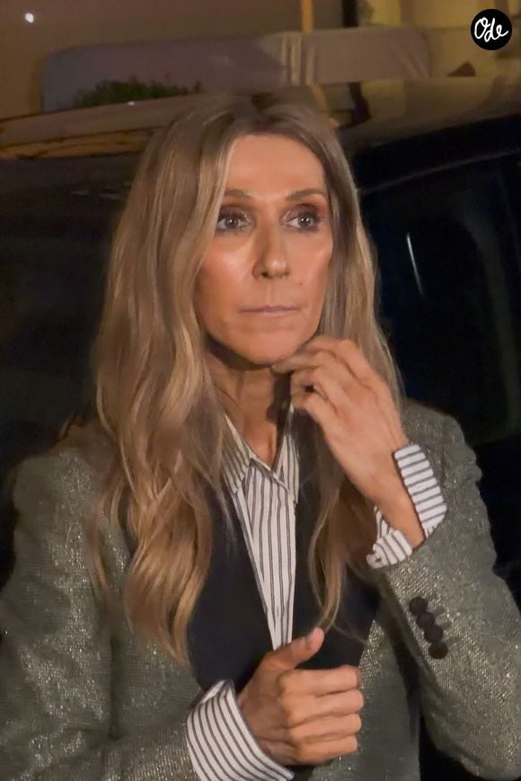 Sans musique, sans accompagnement, il interprète a cappella "Bonjour, Pardon, Merci". La chanteuse, présente sur place, l'écoute avec attention.

Céline Dion, de retour d'une séance intense de répétitions, prend le temps de saluer ses fans devant l'hôtel Royal Monceau à Paris le 7 septembre 2026 © Lea Vieillot / Bestimage