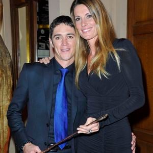 Christophe Soumillon et sa femme Sophie Thalmann - 64eme Ceremonie des Cravaches d' Or au Theatre des Champs-Elysees a Paris le 3 avril 2013.
AGENCE / BESTIMAGE