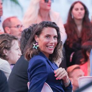 Alessandra Sublet - Emission "C à vous" lors du 76ème Festival International du Film de Cannes le 24 mai 2023. © Jack Tribeca / Bestimage