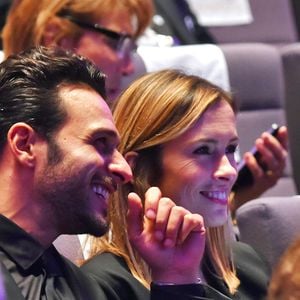 Maxim Nucci (Yodelice) et sa compagne Isabelle Ithurburu - Cérémonie des Sportel Awards qui récompense les plus vidéos de sport et les plus beaux ouvrages illustrés par le sport, à Monaco, le 25 octobre 2016. © Bruno Bebert/Bestimage