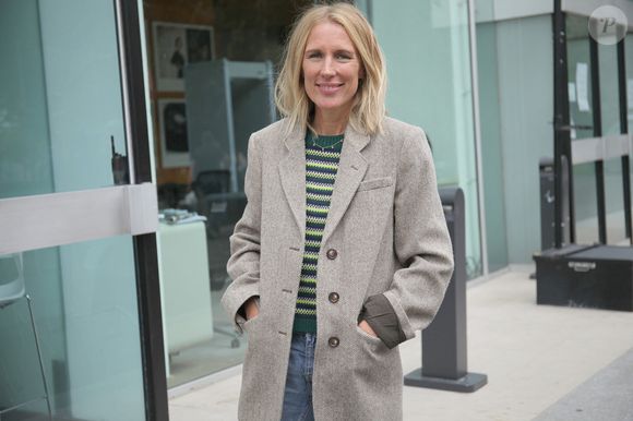 Agathe Lecaron arrive dans les studios de Radio France à Paris le 13 septembre 2022.

© Panoramic / Bestimage