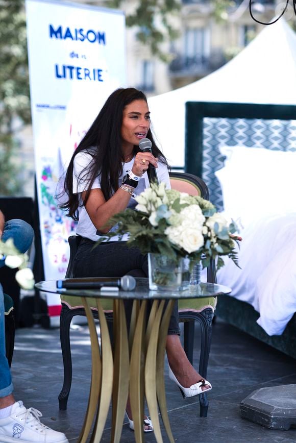 Exclusif - Tatiana Silva - Festival des Livres et des Artistes organisé par l'association "Lecture pour Tous" engagée dans la lutte contre l'illettrisme au Mail Branly à Paris le 3 juillet 2022.
© Pierre Perusseau / Jack Tribeca / Bestimage