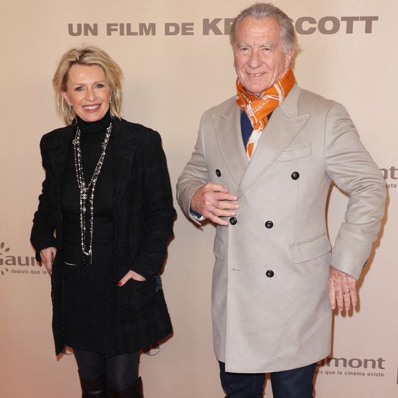 Sophie Davant et William Leymergie assistent à l'avant-première de " Ma Mere, Dieu et Sylvie Vartan " au Pathe Palace à Paris le 17 mars 2025, France. Photo par Jerome Domine/ABACAPRESS.COM