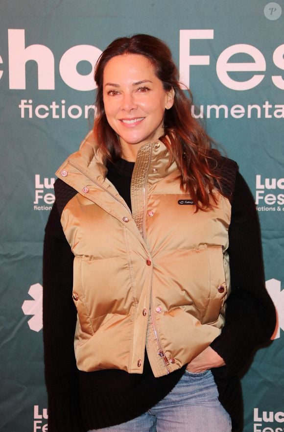 La productrice Mélissa Theuriau - Photocall du film "Le dilemme d'Hippocrate" lors de la 25ème édition du Festival TV de Luchon le 6 février 2026. © Patrick Bernard/Bestimage