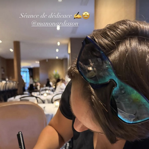 Capture d'écran de la story Instagram d'Audrey Crespo-Mara du samedi 12 septembre 2026.