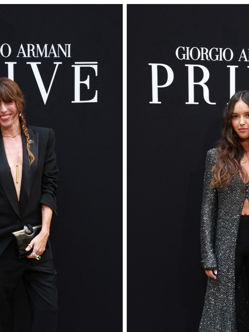 Lou Doillon et Cindy Bruna misent tout sur le costume, Lyna Khoudri sort du lot... Pluie de stars au défilé Giorgio Armani Privé