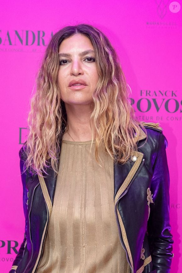 Exclusif - Isabelle Funaro à la soirée "bal patché" à la suite Sandra & Co lors du Festival International des Séries de Cannes, Canneseries Saison 8, à l’hôtel JW Marriott Cannes le 26 avril 2025. © Aurelio Stella / William Sanches Tavares / Evenjoy / Bestimage