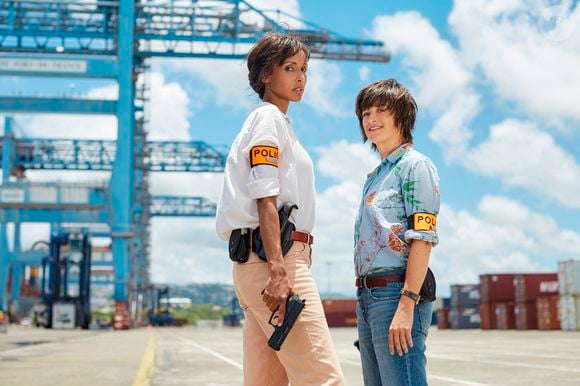 Exclusif - Sonia Rolland et Béatrice de la Boulaye sur le tournage de la saison 2 de la série "Tropiques criminels" en Martinique, qui sera diffusée à partir du 19 février 2021 sur France 2. Juillet 2020
© Sylvie Castioni / Bestimage