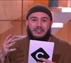 Lui qui était doté d'une longue barbe et portait un bonnet sur la tête.
Merwane Benlazar lors de son passage sur le plateau de C à vous le vendredi 31 janvier 2025 sur France 5.
Crédit : C à vous/France 5