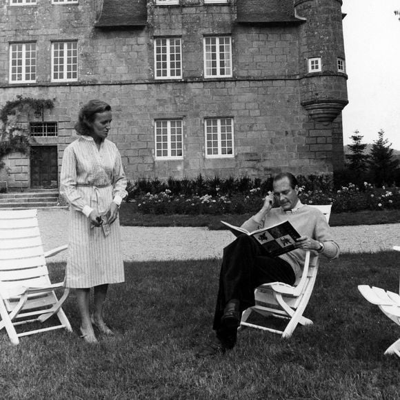 Jacques Chirac et sa femme Bernadette Chirac ont acheté ensemble une demeure d'exception 

Photo d'archives de l'ancien président Jacques Chirac et de son épouse Bernadette dans leur château de Bity à Sarran, France. Photo Buthaud/Andbz/Abaca