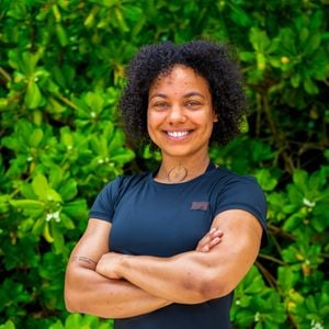 Lors du conseil, elle a eu la surprise de découvrir que sa grande alliée Gaëlle a voté contre elle.

Gaelle dans "Koh-Lanta, La Revanche des 4 Terres"