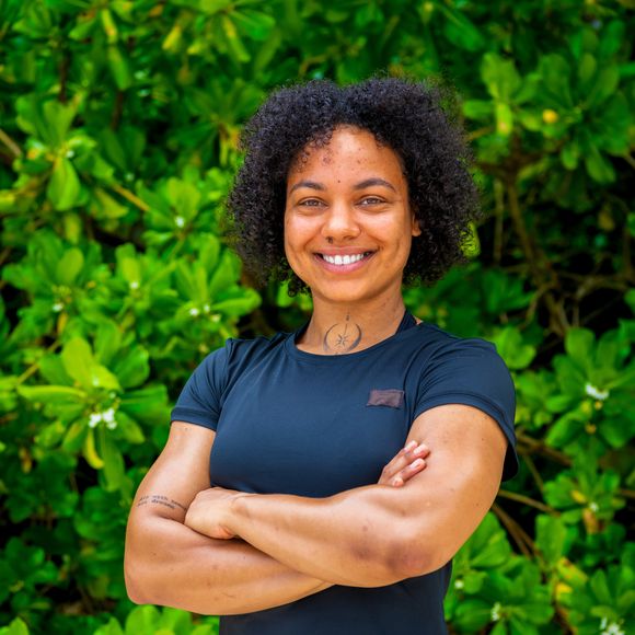 Lors du conseil, elle a eu la surprise de découvrir que sa grande alliée Gaëlle a voté contre elle.

Gaelle dans "Koh-Lanta, La Revanche des 4 Terres"