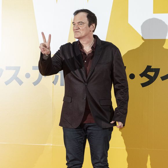 Quentin Tarantino lors de l'avant-première de 'Once Upon A Time In Hollywood' à Tokyo, le 26 août 2019.
© Rodrigo Reyes Marin / Zuma Press / Bestimage