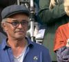 Yannick Noah et sa compagne Malika dans les tribunes de Roland Garros. Capture France 2