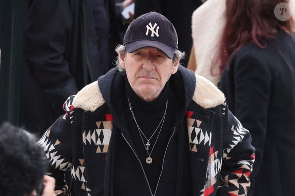 Jean-Luc Reichmann - Sorties de la cérémonie religieuse en hommage à Rolland Courbis dans l'église de la Madeleine à Paris, France, le 14 janvier 2026. © Jacovides-Moreau/Bestimage