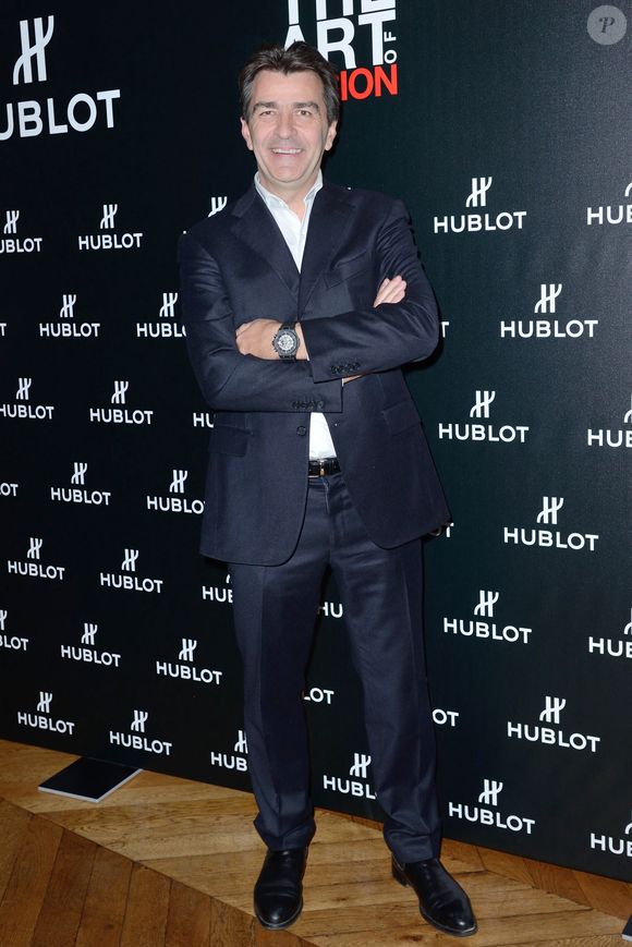 Le chef Yannick Alleno assiste au dévoilement des montres Hublot et Berluti à l'hôtel d'Evreux à Paris, France, le 04 décembre 2017. Photo by Aurore Marechal/ABACAPRESS.COM