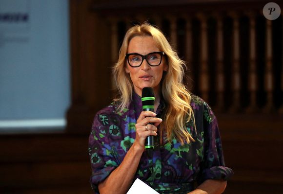 Estelle Lefébure (marraine de l’édition) lors de la cérémonie de remise de prix du concours pédagogique "Oceano pour Tous" au musée Océanographique de Monaco, le 13 juin 2023. © Jean-François Ottonello/Nice Matin/Bestimage