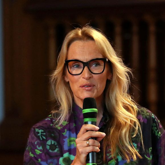 Estelle Lefébure (marraine de l’édition) lors de la cérémonie de remise de prix du concours pédagogique "Oceano pour Tous" au musée Océanographique de Monaco, le 13 juin 2023. © Jean-François Ottonello/Nice Matin/Bestimage