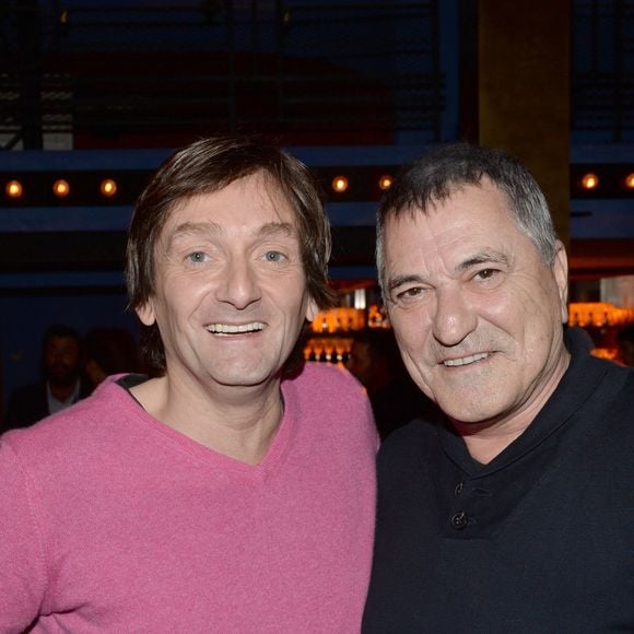 Exclusif - Pierre Palmade, Jean-Marie Bigard - Inauguration du restaurant péruvien "Manko" de la star mondiale de la cuisine sud-américiane, Gaston Acurio au 15, avenue Montaigne à Paris le 5 février 2016.© Rachid Bellak/Bestimage