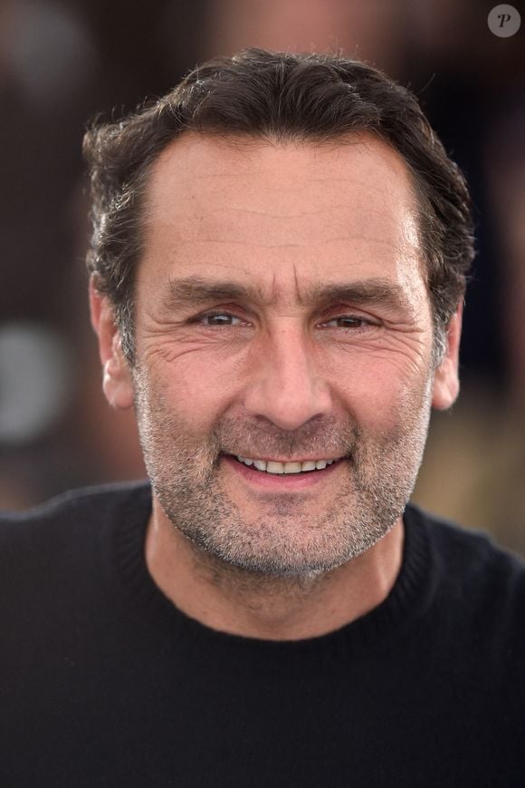 Gilles Lellouche pose lors du photocall Le Grand Bain qui se tient au Palais des Festivals le 13 mai 2018 à Cannes, en France, dans le cadre du 71e Festival de Cannes annuel. Photo par Lionel Hahn/ABACAPRESS.COM