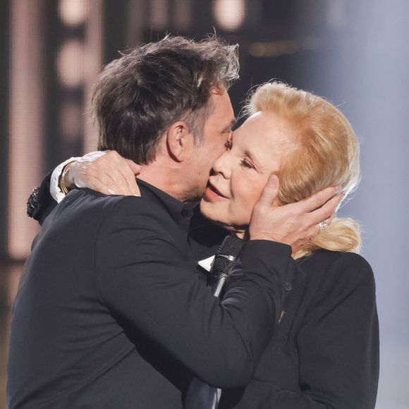 David Hallyday et Sylvie Vartan - Cérémonie de la 40ème édition des Victoires de la Musique à la Seine Musicale à Boulogne-Billancourt, France, le 14 février 2025. © Coadic Guirec/Bestimage