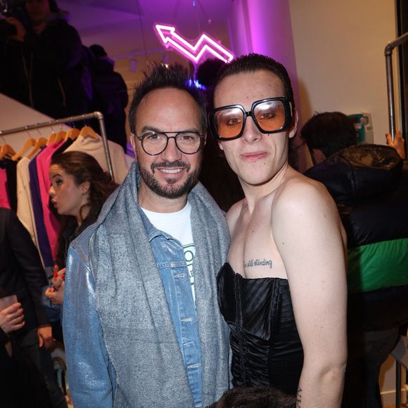 Jarry et Paul (Star Academy 12) participent à la Pop Up Influence Party organisée par Aurélien Cassirame, à Paris, le 02 février 2025 à Paris, France. Photo by Jerome Domine/ABACAPRESS.COM