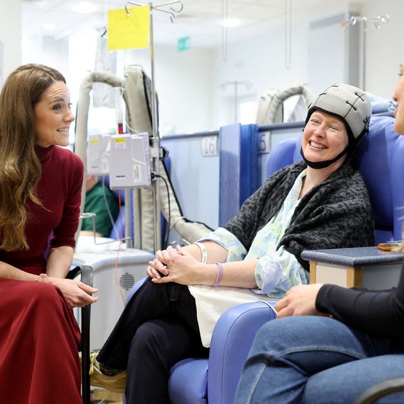 Catherine (Kate) Middleton, princesse de Galles à l'hôpital Royal Marsden, où elle a reçu son traitement contre le cancer, à Londres, Royaume-Uni, le 14 janvier 2025. © Chris Jackson/WPA-Pool/Bestimage