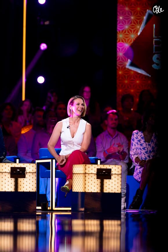 Exclusif - Exclusif - Lorie (Laure Pester) lors de l'enregistrement de l'émission "La Boîte à secrets", présentée par F.Bollaert et diffusée le 3 octobre 2025 sur France 3, dans les studios du Lendit à Saint-Denis, Seine Saint-Denis, France, le 9 septembre 2025. © Pierre Perusseau/Bestimage