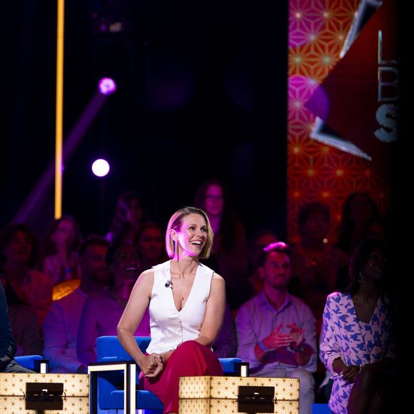 Exclusif - Exclusif - Lorie (Laure Pester) lors de l'enregistrement de l'émission "La Boîte à secrets", présentée par F.Bollaert et diffusée le 3 octobre 2025 sur France 3, dans les studios du Lendit à Saint-Denis, Seine Saint-Denis, France, le 9 septembre 2025. © Pierre Perusseau/Bestimage