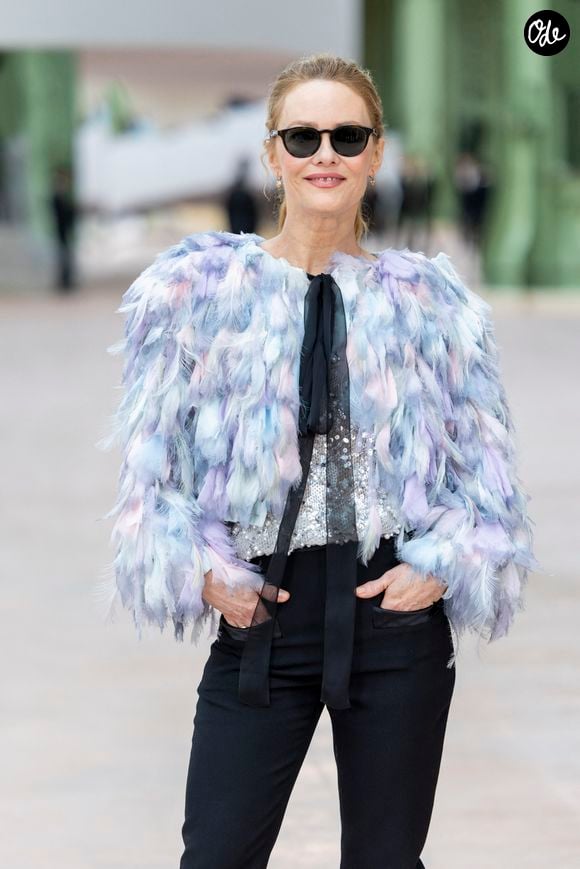 Vanessa Paradis au défilé Chanel au Grand Palais, "Collection Haute Couture Printemps/Eté 2025" lors de la Fashion Week de Paris, le 28 janvier 2025. 

© Olivier Borde / Bestimage