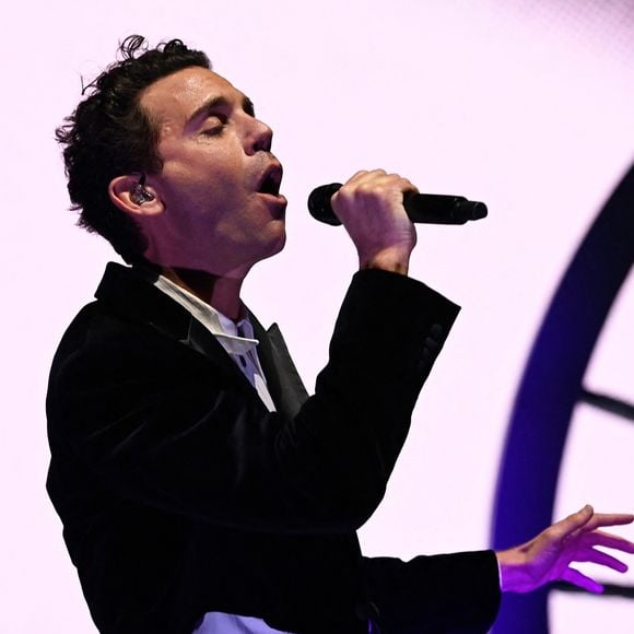 Manchester, ROYAUME-UNI Mika se produit sur la scène de l'AO Arena à Manchester.
Backgrid UK/ Bestimage