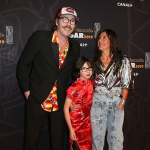 Romane Bohringer et son ex-compagnon Philippe Rebbot avec leur fille Rose - Photocall de la 44ème cérémonie des César à la salle Pleyel à Paris. Le 22 février 2019 © Borde-Jacovides / Bestimage