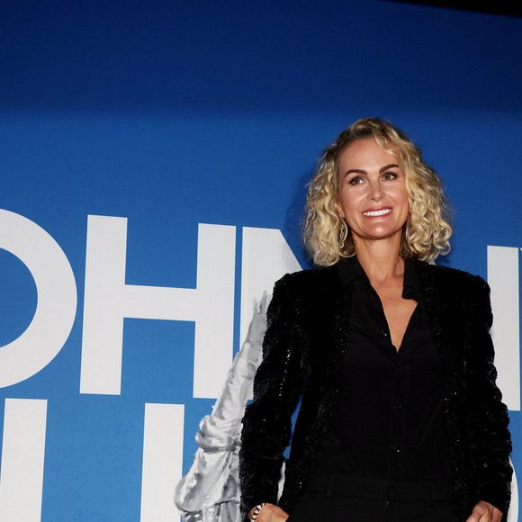 Laeticia Hallyday - Photocall du vernissage de l'exposition "Johnny Hallyday, l'exposition" au Palais des Expositions à Paris. Le 21 décembre 2023. © Dominique Jacovides / Bestimage